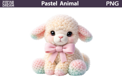 Pastel Baby Bunny Clipart | Girl Nursery Sublimation Product Image 1