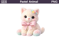 Pastel Baby Cow Clipart | Nursery Sublimation Product Image 1