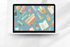 Pastel Back to School Digital Paper Bundle Product Image 4