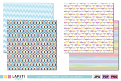 Printable beach scrapbook paper collection for coastal vacation memory keeping and summer photo albums