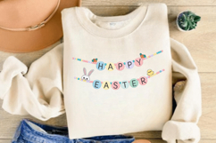 Pastel Beaded Happy Easter PNG, Happy Easter Bracelet PNG Product Image 2