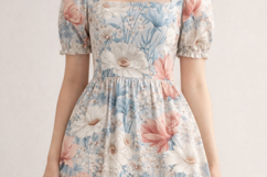 Pastel Blush Wildflowers Seamless Patterns Product Image 4