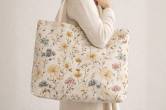 Pastel Blush Wildflowers Seamless Patterns Product Image 4