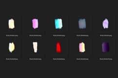 Pastel Brush Strokes Clipart Product Image 2