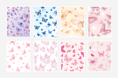 Pastel Butterfly Seamless Digital Paper Product Image 5