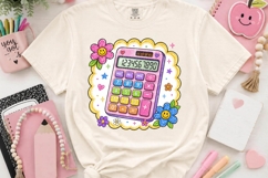 Pastel Calculator Clipart PNG for Math Learning Activities Product Image 2
