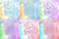 Pastel Canvas Watercolor Digital Papers Glitter Background Product Image 2