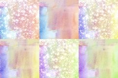 Pastel Canvas Watercolor Digital Papers Glitter Background Product Image 3