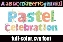 Pastel Celebrations Color Font Product Image 1