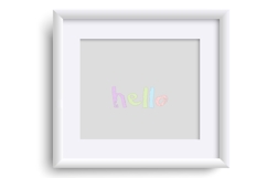 Rainbow Chalk Pastel Color Font Product Image 6