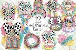 Pastel Christian Easter Sublimation Product Image 1