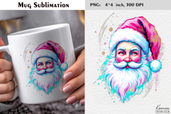 Pastel Cozy Christmas Santa|Merry Christmas Mug Product Image 1