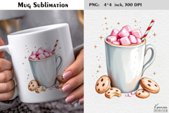 Pastel Cozy Christmas Hot Cocoa|Cute Merry Christmas Mug Product Image 1