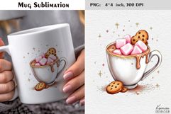 Pastel Cozy Christmas Hot Cocoa|Cute Merry Christmas Mug Product Image 1