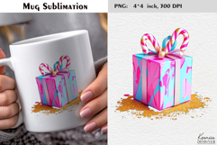 Pastel Cozy Christmas Gift|Merry Christmas Mug Sublima Product Image 1