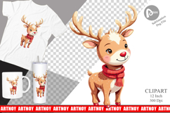 Pastel Christmas Character Clipart Product Image 1