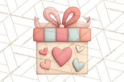 Retro Pastel Santa Claus and Friends Christmas Clipart PNG Product Image 2