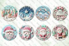 Pastel Christmas Ornament Sublimation Bundle Product Image 2
