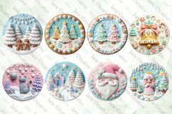 Pastel Christmas Ornament Sublimation Bundle Product Image 5
