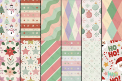 Pastel Christmas Seamless Pattern Bundle Product Image 2