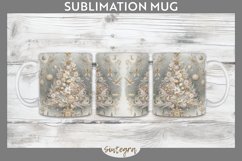 Pastel Christmas Tree v2 Mug Wrap Sublimation Product Image 1