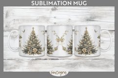 Pastel Christmas Tree v6 Mug Wrap Sublimation Product Image 1