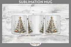 Pastel Christmas Tree v7 Mug Wrap Sublimation Product Image 1