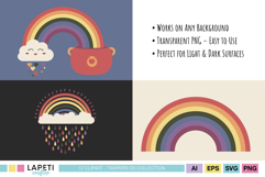 printable rainbow graphics for crafting and teaching