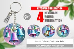 Keychain Pastel Christmas Bells Product Image 1