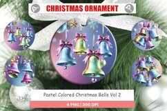 Christmas Ornaments Pastel Christmas Bells Product Image 1