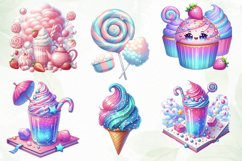 Pastel Colorful Ice Cream Sublimation Product Image 3