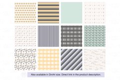 Pastel Colors Pattern Paper