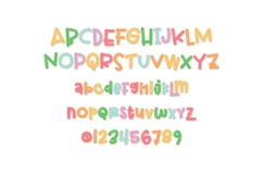 Pastel Cookies Color Font Product Image 5