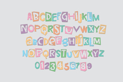 Pastel Cut Outs Color Font Product Image 4