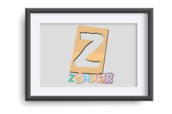 Pastel Cut Outs Color Font Product Image 5