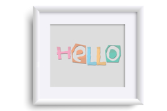 Pastel Cut Outs Color Font Product Image 6