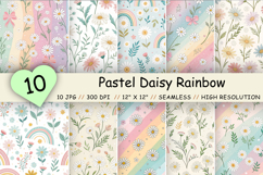 pastel daisy pattern, daisy seamless pattern, daisy digital paper, pastel floral pattern, daisy rainbow pattern, daisy repeat pattern, daisy fabric pattern, daisy surface pattern, daisy background pattern, tiny daisy pattern, cute daisy pattern, daisy cot
