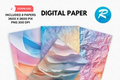 Pastel Digital Paper, Pastel Background Product Image 1