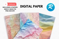 Pastel Digital Paper, Pastel Background Product Image 1