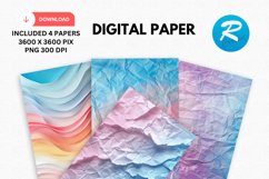 Pastel Digital Paper, Pastel Background Product Image 1