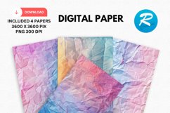 Pastel Digital Paper, Pastel Background Product Image 1