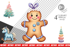 Pastel Dreams Christmas Clipart Product Image 1