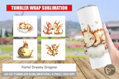 Pastel Dreamy Dragons Tumbler Product Image 1