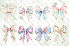 Pastel Easter Bow Sublimation Bundle Product Image 3