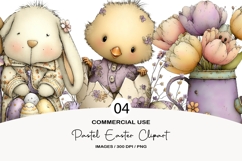 Pastel Easter clipart Product Image 1