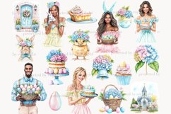 Pastel Easter Clipart Bundle, Spring Cottagecore Graphics, GlamArtZhanna, Cute Easter Clipart PNG Set, Happy Easter Clipart Collection, Easter African American Woman PNG, Easter Eggs Clip Art, Easter Egg Illustration Bundle, Cute Easter Girl Clipart Bundl