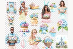 Pastel Easter Clipart Bundle, Spring Cottagecore Graphics, GlamArtZhanna, Cute Easter Clipart PNG Set, Happy Easter Clipart Collection, Easter African American Woman PNG, Easter Eggs Clip Art, Easter Egg Illustration Bundle, Cute Easter Girl Clipart Bundl