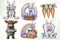 Pastel Easter Clipart Sublimation Product Image 5
