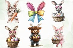 Pastel Easter Clipart Sublimation Product Image 3