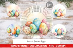 Wind Spinner Pastel Easter Eggs Product Image 1